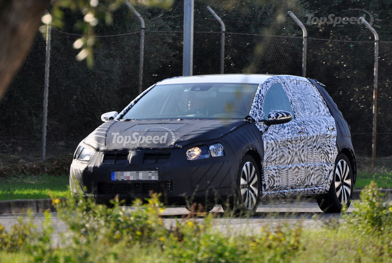 volkswagen-golf-setima geracao será exibida no salão de paris 2012 camuflado 2